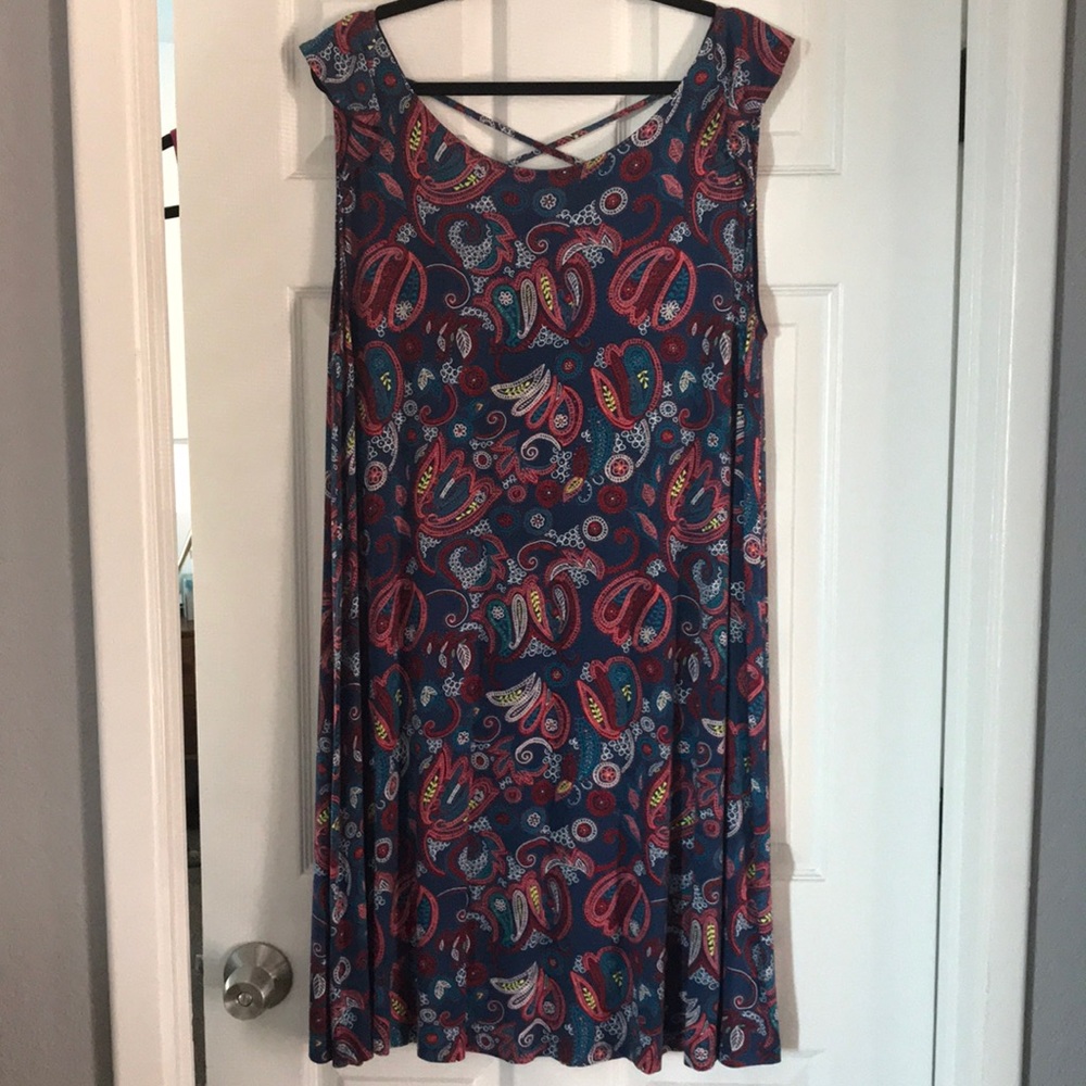 Loft X-Back Dress